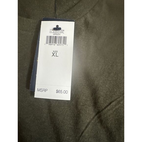 NWT Polo Ralph Lauren XL Basic Cotton Logo Tee T Shirt Green Classic Fit - Picture 7 of 10